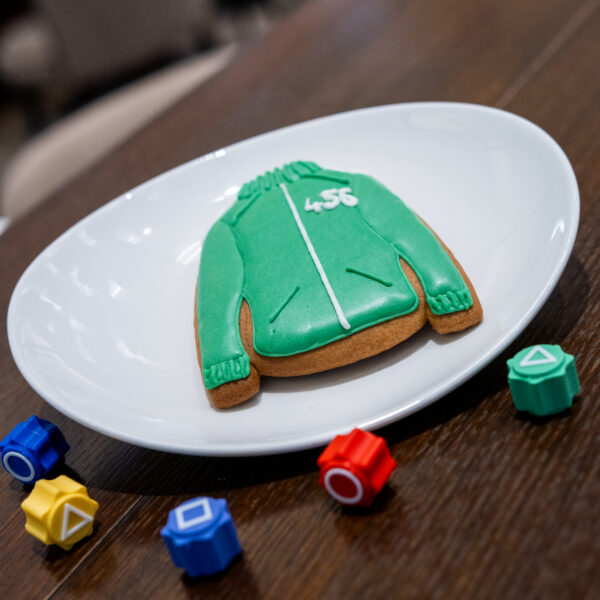 Squid Game ihlette mézeskalács Gamer